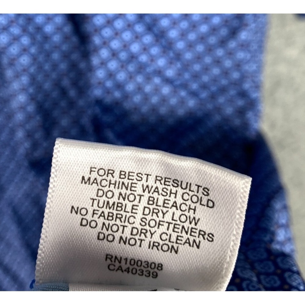 Peter Millar Summer Comfort Yellowstone Polo Men's XL Blue Golf Shirt Brooks - Picture 7 of 12